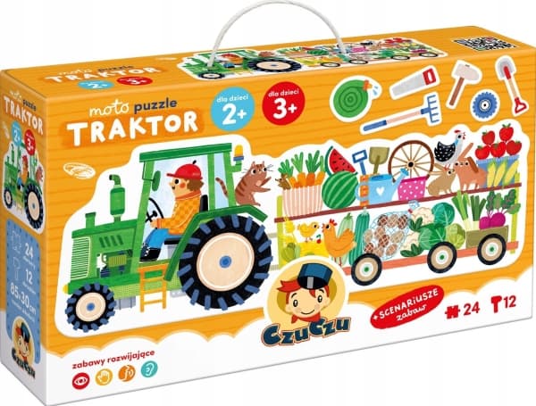NICI CzuCzu Moto puslespill traktor