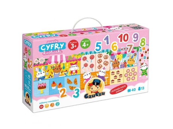 CzuCzu Puzzle Numerot Puput 40 elementtiä