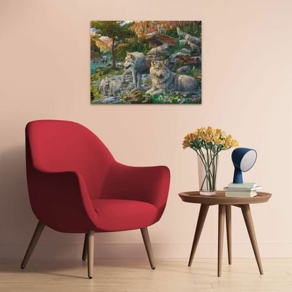 Pussel Ravensburger Wolves in Spring