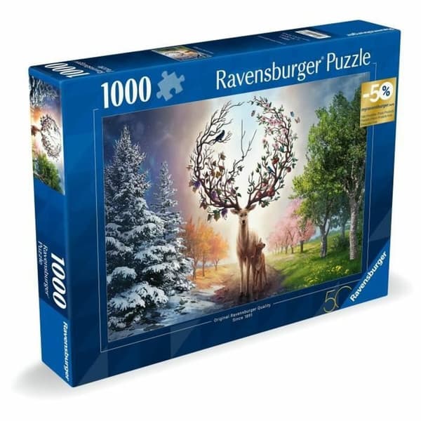Palapeli Ravensburger The magic deer and the four seasons