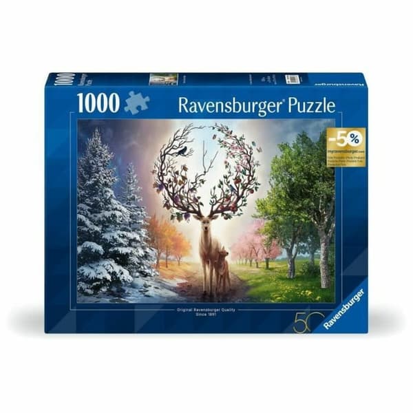 Palapeli Ravensburger The magic deer and the four seasons