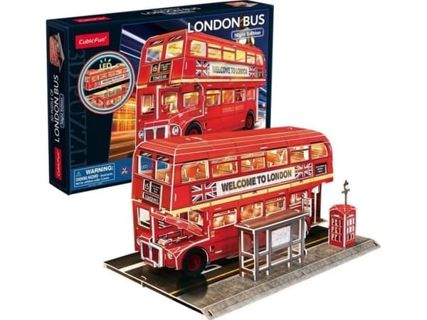 Cubic Fun Puzzle 3D - Londyński autobuss