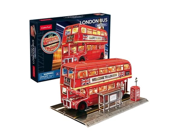 Cubic Fun Puzzle 3D - Londyński autobuss