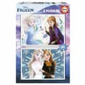 Miniatyrbild 1 av 2: Set 2 pussel Frozen 20 Delar