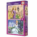Pikkukuva 2 / 4: 2 palapelin setti Disney Princess Cinderella and Rapunzel 48 Kappaletta