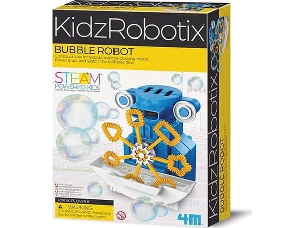 4M Kidzrobotix Bubble Robot, Robot, Ingeniørvitenskap, 8 år, Blå, Gult