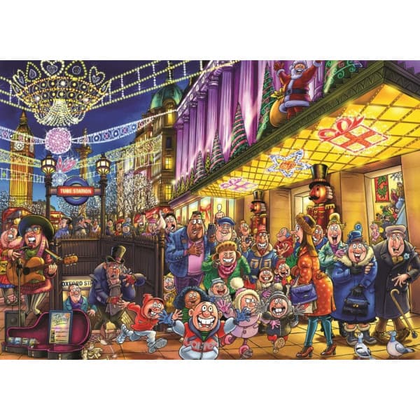 Wasgij Christmas 20 -puzzle, 2 x 1000 brikker