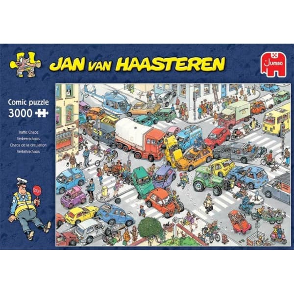 Jan van Haasteren Trafikkaos -pussel, 3000 bitar