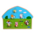 Miniatyrbillede 1 af 6: Barbo Toys Peppa Pig-formet træpuslespil - Playground