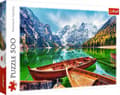 Miniatyrbilde 2 av 2: Trefl Puslespill 500 brikker Lake Braies Italia