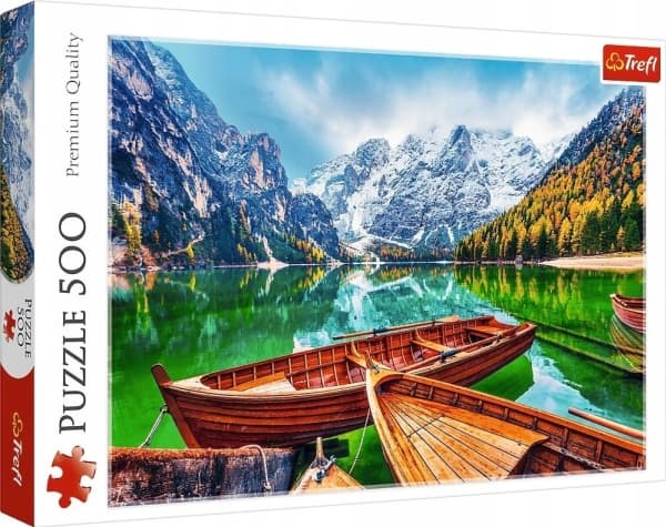 Trefl Puslespill 500 brikker Lake Braies Italia
