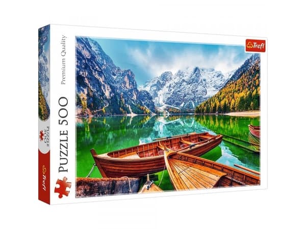 Trefl Puslespill 500 brikker Lake Braies Italia