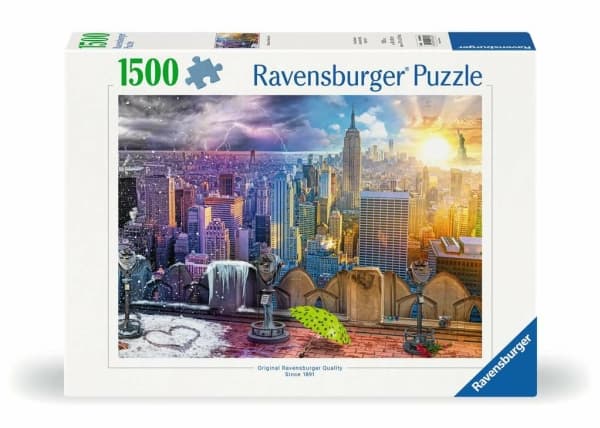 Ravensburger 12000698, 1500 stykker, By, 14 år