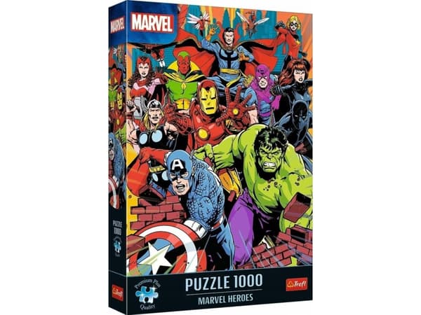 Trefl Puzzle 1000 elementtiä Premium Plus laatu Marvel Heroes