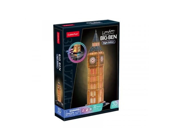 Cubic Fun 3D Big Ben Puzzle (yöversio)