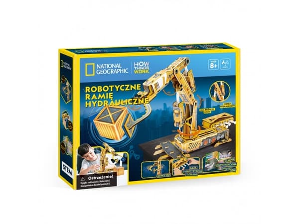 Cubic Fun CUBIC FUN NATIONAL GEOGRAPHIC STEM ROBOTISK HYDRAULISK ARM