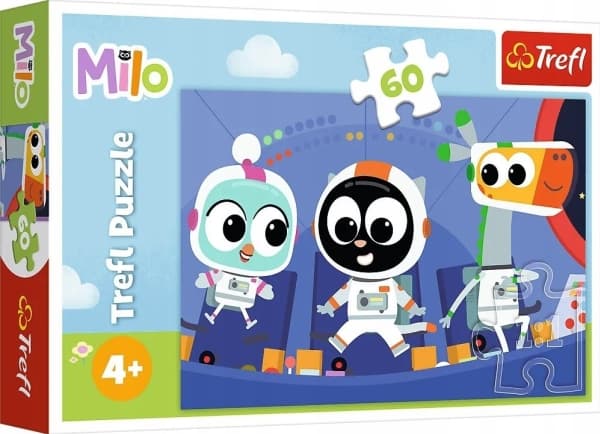 Trefl Puzzle 60 element Dags att träffa katten Milo