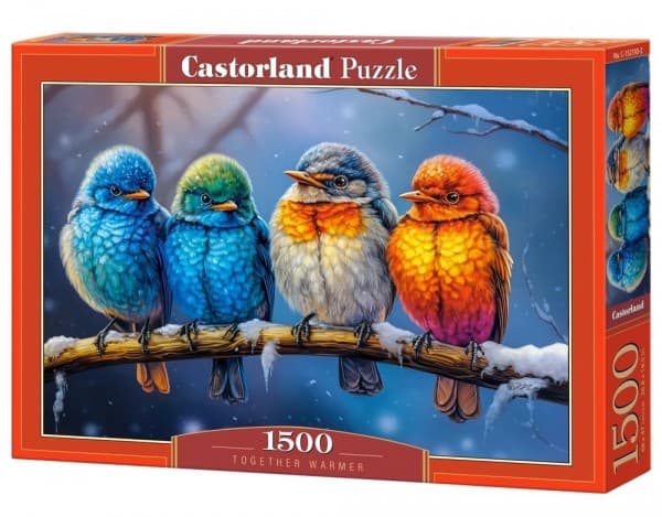 Smarton Puzzle 1500 palaa Linnut yhdessä lämmitin