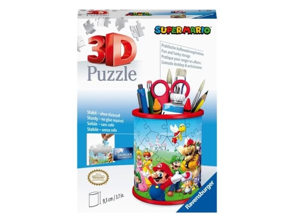 Ravensburger RAV 3D Puzzle Utensilo Super Mario| 11255, 54 stykker, 6 år