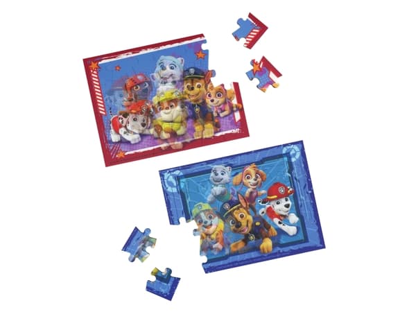 PAW Patrol 2-pack Lenticular-pussel, 24 bitar, tecknade filmer, 3 år