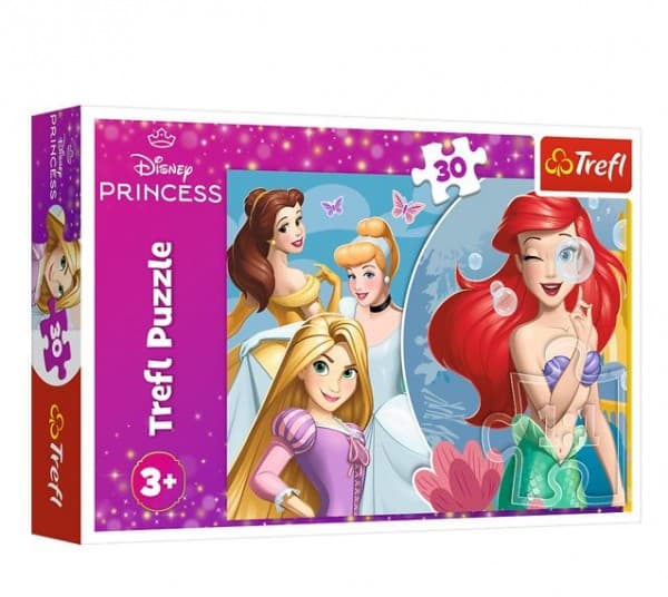 Trefl Pussel 30 element Disneyprinsessornas vackra dag