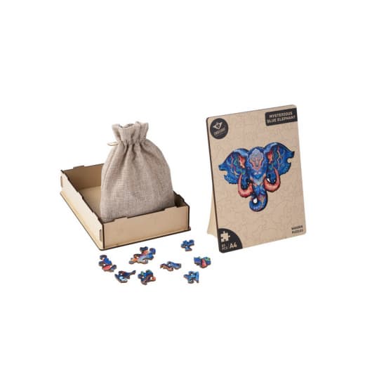 Puzzle A4 Elefant (huvud) - 83 bitar
