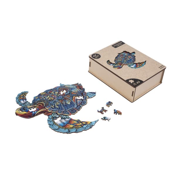 Puzzle A3 Sköldpadda - 208 bitar