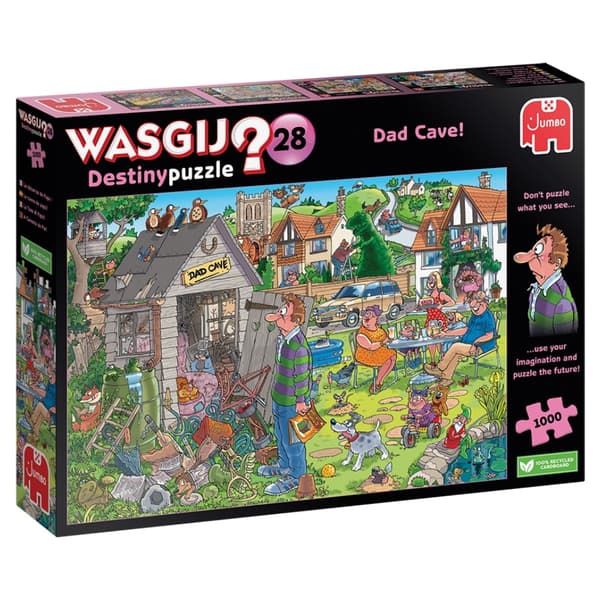 Wasgij? Destiny #28 - Dad Cave! 1000 Brikker