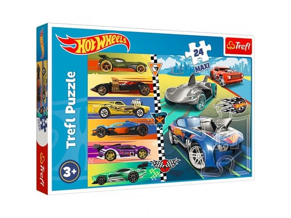 Trefl Palapeli 24 palaa Maxi Fast Cars Hot Wheels Maxi Fast Cars Hot Wheels
