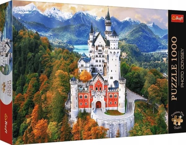 Puzzle 1000el Premium Plus Photo Odyssey: Zamek Neuschwanstein, Niemcy 10813 Trefl, Niemcy 10813 Trefl