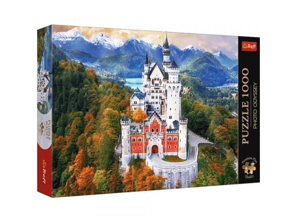 Puzzle 1000el Premium Plus Photo Odyssey: Zamek Neuschwanstein, Niemcy 10813 Trefl, Niemcy 10813 Trefl