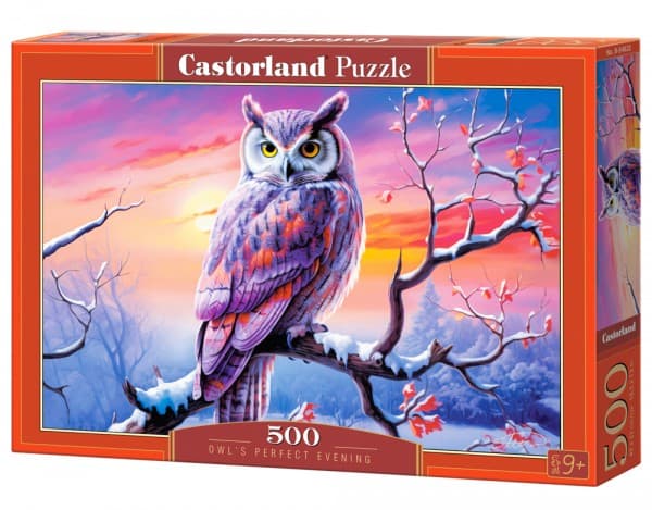 Castorland Puzzle 500 Owl's Perfect Evening CASTOR