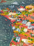 Miniatyrbild 2 av 6: Pussel French Cheese 1000 bitar, Water & Wines