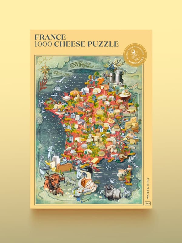 Pussel French Cheese 1000 bitar, Water & Wines