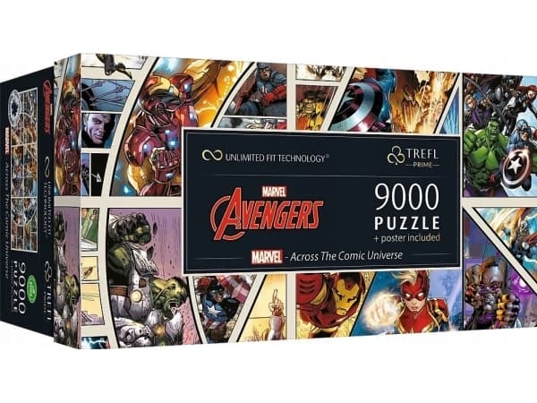 Puzzle 9000el Marvel Across The Comic Universe 81022 TREFL