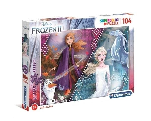 Pussel med glitter 104 Bitar - Frost 2