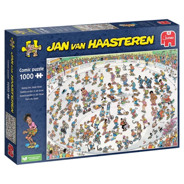 Jan van Haasteren Pussel - Riding the Skate Bowl 1000 Bitar