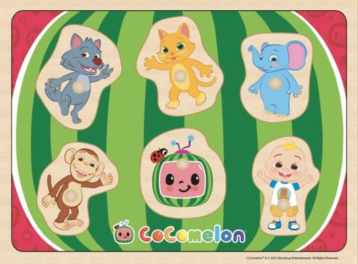 Barbo Toys CoComelon-formet puslespill i tre
