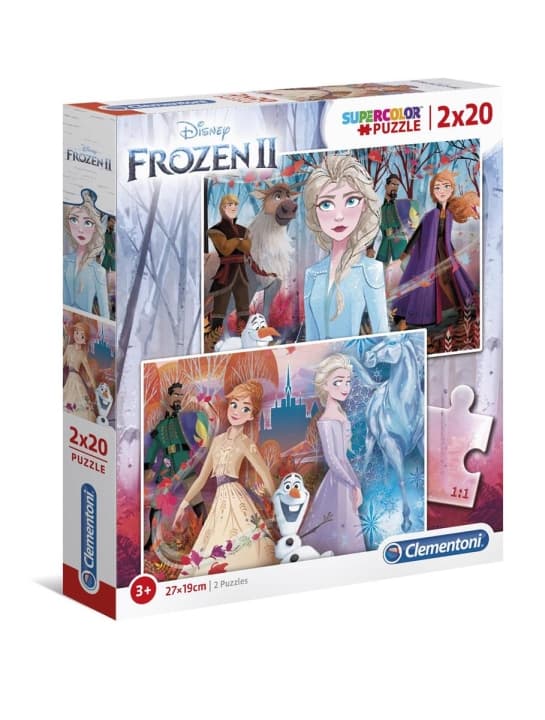 Clementoni 2x20 brikker Puslespill Kids Frozen 2 Clementoni 2x20 brikker Puslespill Kids Frozen 2