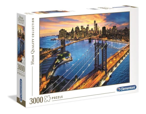 Clementoni 3000 brikker høykvalitets samling New York
