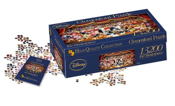 Clementoni 13200 brikker høykvalitets samling Disney Orchestra