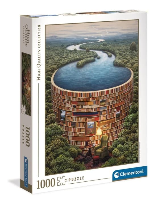 Clementoni 1000 brikker Collection Bibliodame af høj kvalitet