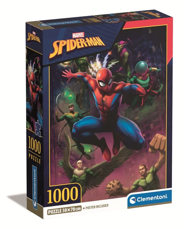 Clementoni 1000 stk CB Collection Spiderman af høj kvalitet