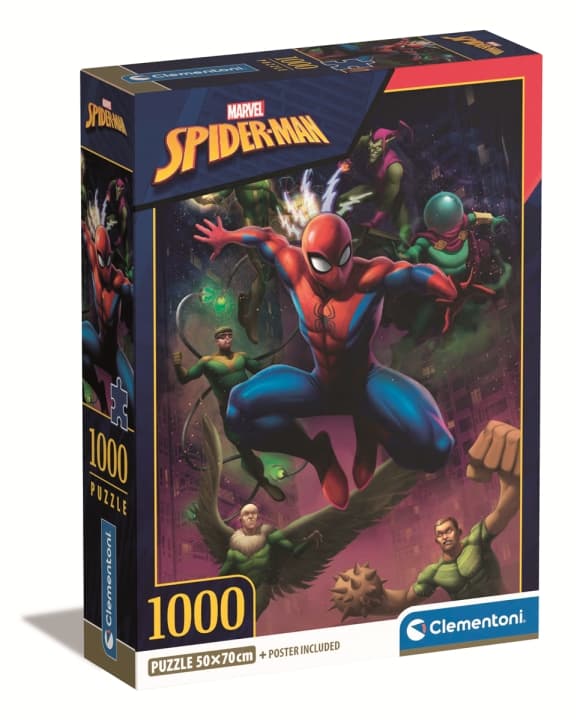 Clementoni 1000 stk CB Collection Spiderman af høj kvalitet