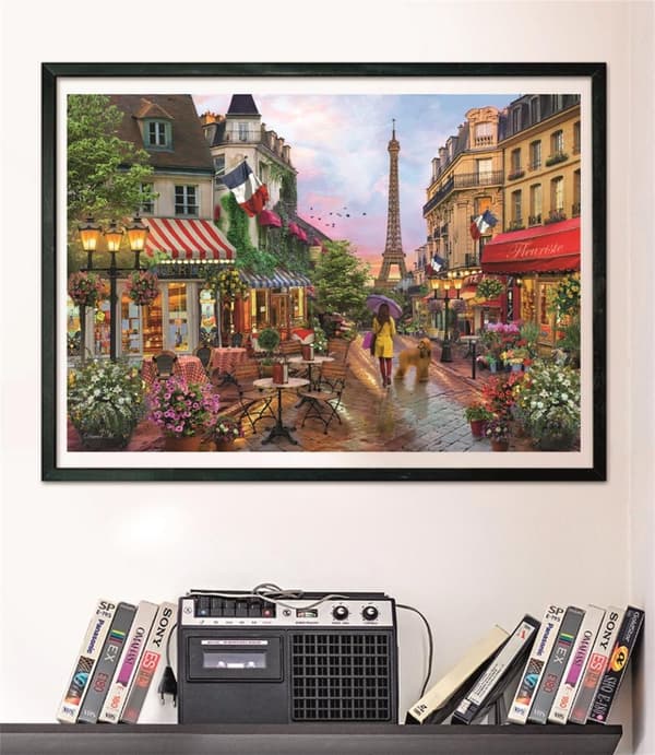 Clementoni 1000 stk CB Collection Blomster i Paris af høj kvalitet