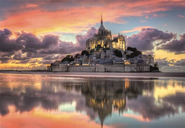Clementoni 1000 stk CB Collection Le Magnifique Mont Saint-Michel i høj kvalitet