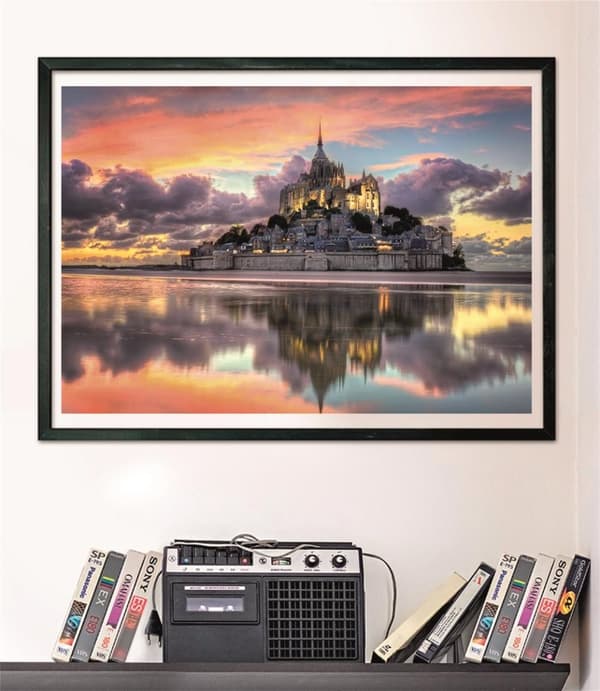 Clementoni 1000 stk CB Collection Le Magnifique Mont Saint-Michel i høj kvalitet