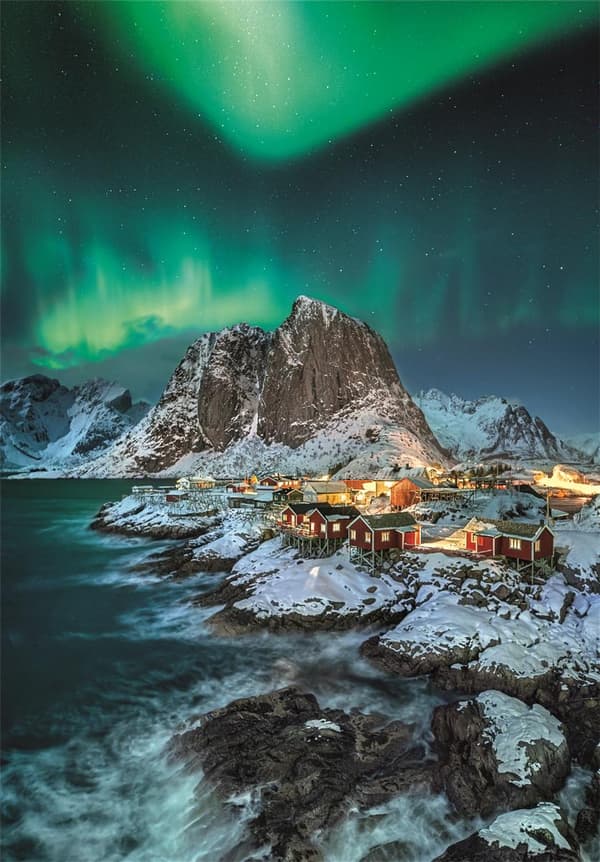 Clementoni 1000 stk CB høykvalitets kolleksjon Lofoten Islands