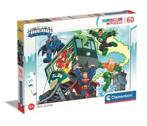 Clementoni 60 brikker Puslespil Børn DC Comics