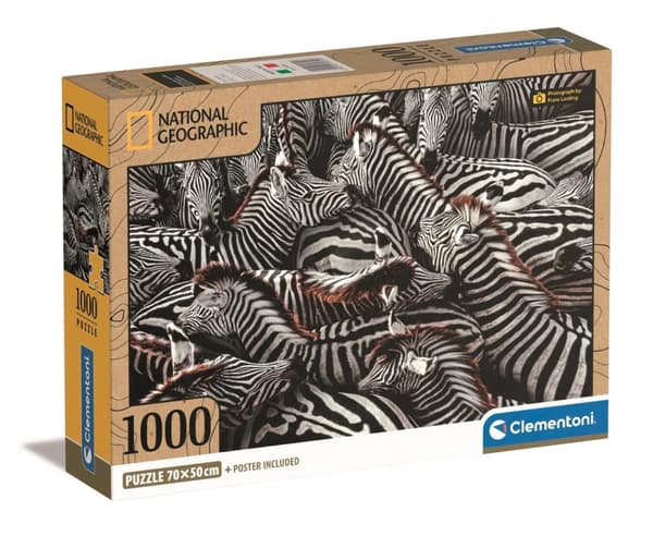 Clementoni 1000 st CB High Quality Collection National Geographics Zebror